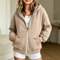 thumbnail image 2 of Shadoumai Girls Long Sleeve Hooded Pullover Sweatshirt Solid Color Loose Casual Daily Outfit Top for Everyday Wear, 2 of 4