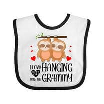 Inktastic I Love Hanging out with My Grammy Boys or Girls Baby Bib