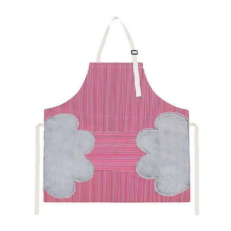 

Tagold Christmas Savings Clearance! Waterproof Strip Apron Kitchen Cooking Wipe Hands Pocket Pinafore