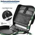 thumbnail image 4 of FORMRS Zipper Binder with Shoulder Strap 2-inch Ring 500 Sheet Capacity File Bag, Light Green Camouflage Design, 4 of 5
