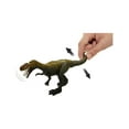 thumbnail image 3 of Jurassic World Dinosaur Velociraptor and Monolophosaurus Action Figures, Plastic Brown, 2 Pack, 3 of 8