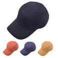 thumbnail image 2 of Baseball Cap Casual Buckle Closure Breathable Unconstructed Plain Sun Protection Unisex Style Solid Color Five Pieces Stitching Peaked Hat for Outdoor, 2 of 7