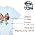 thumbnail image 4 of Princess Bow Unisex T-Shirt or Tank – Cute Short Sleeve Graphic Tee – Magical Castle Theme Park, Princess Fan (US, Alpha, Small, Regular, Regular, Light Blue), 4 of 4