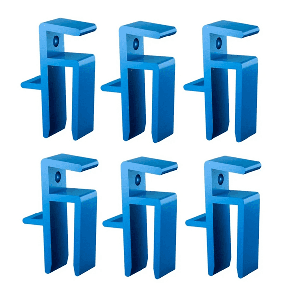 Wardrobe Closing Board Clip Woodworking 16-18mm Jigs Fixing Carpentry Fixed Clamp Tool 6PCS