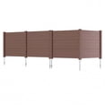 thumbnail image 1 of Costway 4 Pack 48" x 38" Air Conditioner Fence Screen Panel Kit with 6 Ground Stakes Brown, 1 of 9
