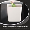 thumbnail image 3 of FONDOTIN Dustbin For Kitchen Cabinet White Plastic Hanging 1Pack, 3 of 8