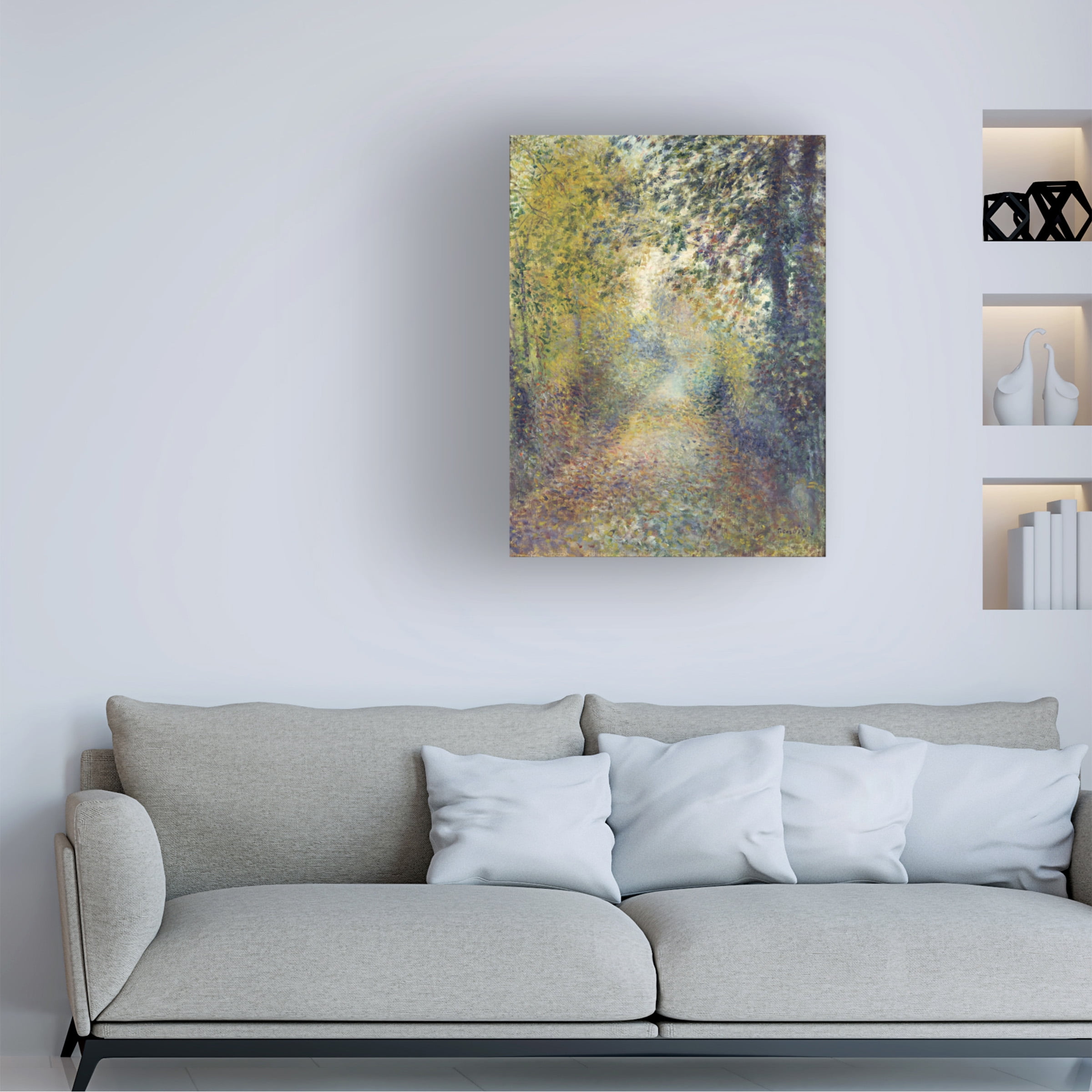 Renoir 'In The Woods' Canvas Art