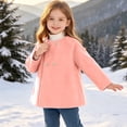 thumbnail image 7 of Besolor Toddler Kids Girls Fleece Coat Buttons Long Sleeve Tops Fall Winter Thicken Warm Overcoat Jackets(3-4 Years,Pink), 7 of 7