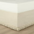 thumbnail image 6 of Lush Decor Boho Fringe 15-Inch Tailored Drop Easy Fit Bedskirt Neutral Single King 78X80+15, 6 of 11