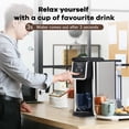 thumbnail image 5 of Mecity Cafetera 3 en 1 Cafetera de una sola porción, compatible con cápsulas de taza K, cafetera instantánea, tetera, taza de 6,8,10 oz, depósito de agua extraíble de 50 oz, 120 V 1150 W, 5 of 5