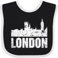 thumbnail image 3 of Inktastic London England City Skyline with Grunge Boys or Girls Baby Bib, 3 of 4
