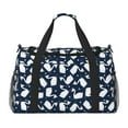 thumbnail image 1 of Xecao Swan Pattern ​Lightweight Crossbody Weekender Bag Mesh Side Pockets Padded Handles Sports Outdoor Gear Organizer, 1 of 7