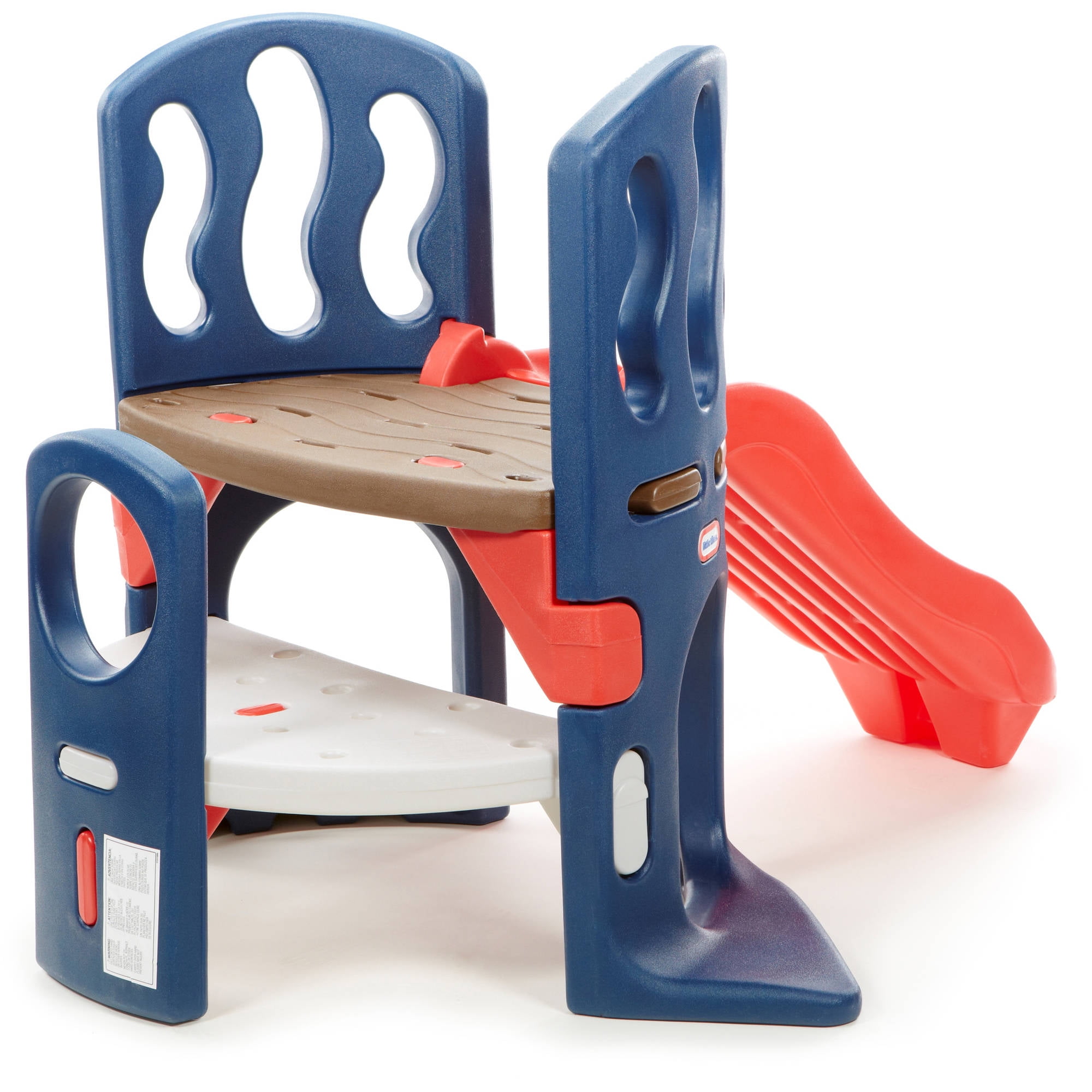 Little Tikes Hide & Slide Climber, Blue & Red - Climbing Toy and Slide for Kids Ages 2 to 6 - 1