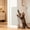 White#970, variant on Wall-Mounted Cat Scratching Pad, Polyester Non-Woven Fabric in White/Gray, Adhesive Climbing Scratch Sticker, No-Shed Wall-Safe Furniture Protection Toy