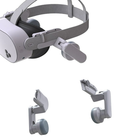 VR Headset Earphones with Hi-Fi Sound Enhancement, Adjustable Ear Cups & Memory Foam Cushions, Ultra-Lightweight Compatible with Meta Quest 3/3S VR Headsets