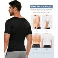 thumbnail image 4 of MANIFIQUE Short Sleeve Compression Shirt Men, Shapewear Mens Tank Top , Athletic Workout Shirts, 4 of 7