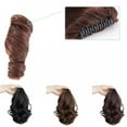 thumbnail image 3 of ZOUBAOQ Synthetic Wavy Ponytail Extension Hairpiece Short Curly Claw Clip Ponytail Pony Tail Clip For Women Fake Hair, 3 of 9