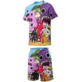 thumbnail image 2 of Boys Garten of Banban Short Sleeve Mesh T-Shirt And Shorts Outfit Set Summer Clothes Set for Kids, 2 of 7