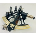 thumbnail image 2 of Nautical Hand-Made British Admiral's Micrometer Drum Readout Brass Sextant | Working Navigational Instrument | Astrolabe Ship Instrument, 2 of 9
