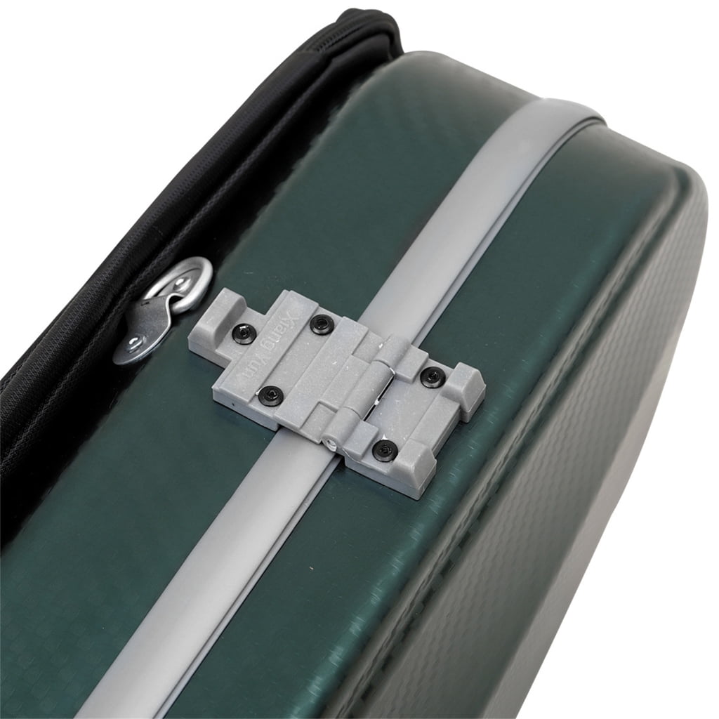 WINDLAND Violin Hard Case Adjustable Size Carbon Fiber Texture with Accessory Pocket