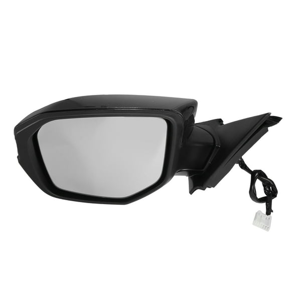 Door Mirror Assembly Left Side for Honda Civic 2016-2020 Power Glass Heated Manual Folding 5 Pins Black