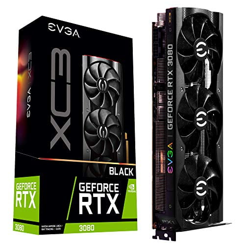 Open Box EVGA GeForce RTX 3080 XC3 Ultra Gaming Graphic Cards, Black