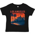 thumbnail image 3 of Inktastic Los Angeles Palm Trees Sunset Boys or Girls Toddler T-Shirt, 3 of 5