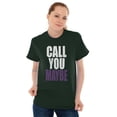 thumbnail image 5 of Call You Maybe Music Song Pop Radio Women's Graphic T Shirt Tees Brisco Brands 2X, 5 of 6