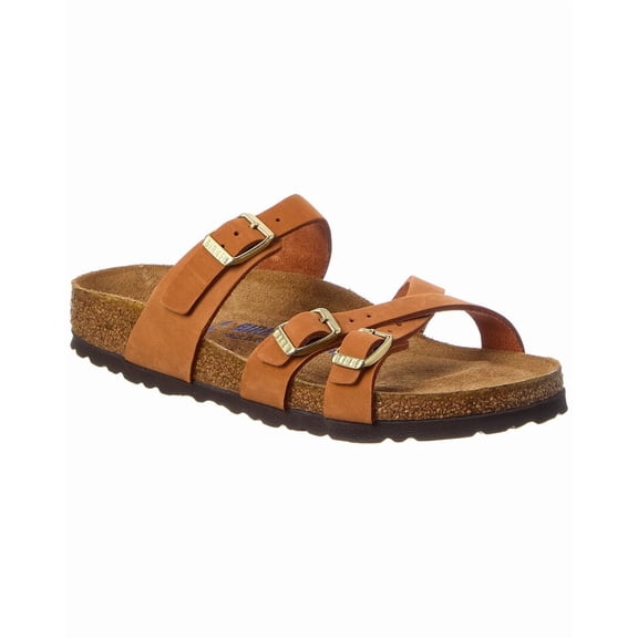 Birkenstock Franca Narrow Leather Sandal, 36, Brown