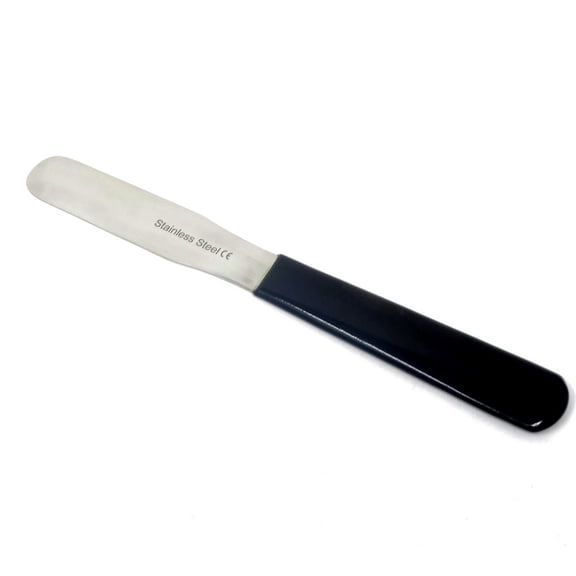 Stainless Steel Spatula Baker's Knife Mixing Spreading Tool, 3" Polished Blade, Vinyl Comfort Grip