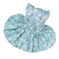 thumbnail image 1 of Billuyoard de perro, disfraz de verano y primavera para perros, mono para mascotas, artesanía, ropa práctica para cachorros, hermosa rosa XS Ropa para mascotas Azul Girasol XS Billuyoard PT003839-16, 1 of 6