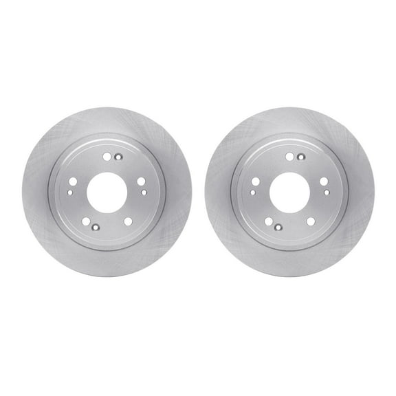 Dynamic Friction Company Rear Brake Rotors 6002-59031