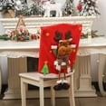 thumbnail image 3 of Royalbelle Christmas Back Chair Cover Removable Washable Dining Room Chair Protector For Christmas Banquet Kitchen Dining Room Decor, 3 of 6