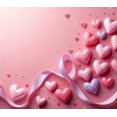 thumbnail image 4 of LUUFILx Romantic Musical Heart Banner Backdrop Decoration for Weddings Parties Valentine's Day Photography Props Event Background Decor Beautiful Design, 4 of 7