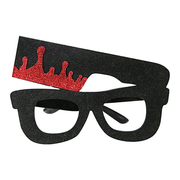 1 Pair Halloween Glasses Creative Shape Eco-friendly Plastic Decorative Halloween Themed Cosplay Eyewear Party Supplies