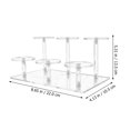 thumbnail image 4 of MasteelfCA Supermarket Cosmetics Makeup Storage Rack Desktop Cosmetic Holder Makeup Rack, 4 of 7