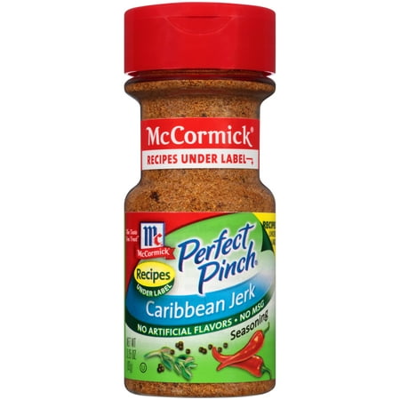 (2 Pack) McCormick Perfect Pinch Caribbean Jerk Seasoning, 3.25
