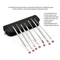 thumbnail image 2 of Lantu 7-Pack Blackhead Remover Tool Kit, Professional Stainless Steel Pimple Popper Extractor Tools with Leather Case, Comedone Extractor Set for Facial Skincare, 2 of 6