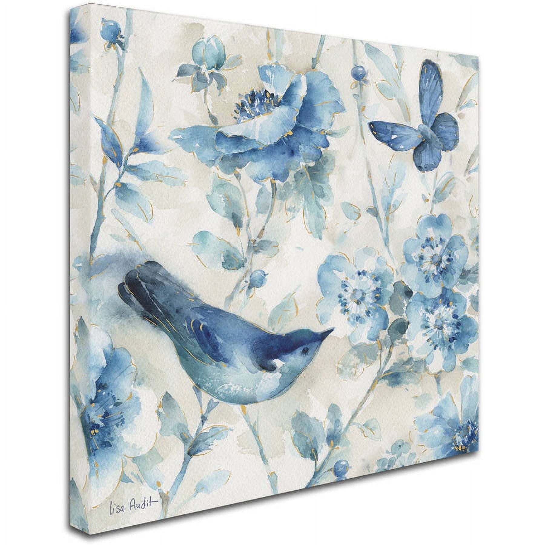Lisa Audit 'Indigold XI' Canvas Art