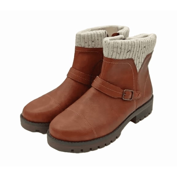 JSport Women’s Ankle Boots - Color Brown - Size 10