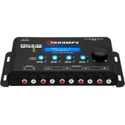 Taramps Pro 2.4S DSP Crossover full Digital Signal Processor and Equalizer with sequencer 15-band Graphic Equalization 12 preset EQ 2-Channel in and 4-Channel Out