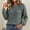 Army Green, variant on Josdec Women's Ribbed Knit Pullover Tops, Crew Neck Long Sleeve Decorative Shoulder Button Casual Sweater S‑2XL