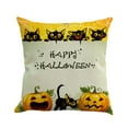 thumbnail image 2 of Jusqu'à 65% de Réduction SMihono Halloween Coton Housse de Coussin Housse de Coussin Canapé Decor, 2 of 3
