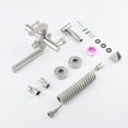 thumbnail image 5 of Wall Tap for Kitchen Tap Kitchen Wall Mounted with Spray Gun and 2 Water Jet Types 360° Rotatable Spout Short 18 cm Stainless Steel Kitchen Sink Tap Fitting, 5 of 5