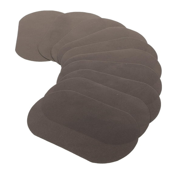 PBPBOX 10 Pcs Dark Grey Iron On Cloth Patches for Clothing Repair and Decorating Projects