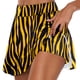 thumbnail image 1 of Gibobby faldas cargo Falda de de tenis con estampado casual para mujer Falda deportiva de yoga Falda corta(Amarillo， S), 1 of 4