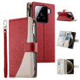 thumbnail image 4 of Funda cartera GANGXUN para Xiaomi 15 , cuero PU con tarjetero, cremallera, correa de mano, soporte y protección 515°, 4 of 6