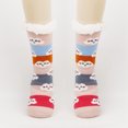 thumbnail image 2 of Christmas Socks for Women Winter Warm Thick Confinement Socks Cartoon Animal Cold Sleep Socks, 2 of 3