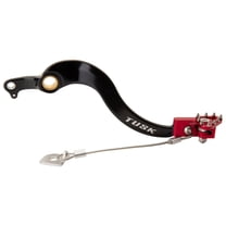 TUSK Aluminum Brake Pedal Red Tip for Honda CRF450RL 2021-2025