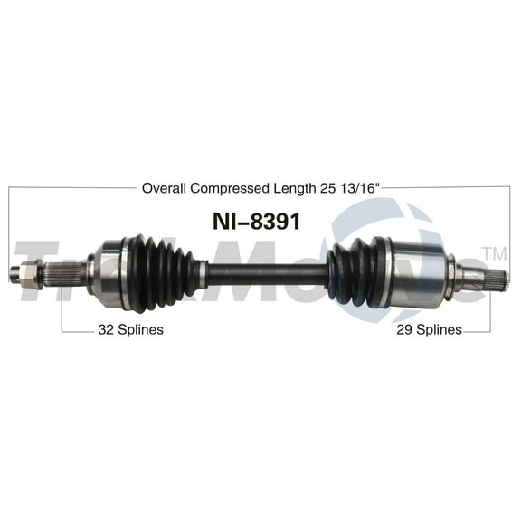 Surtrak Axle NI-8391 CV Axle Shaft